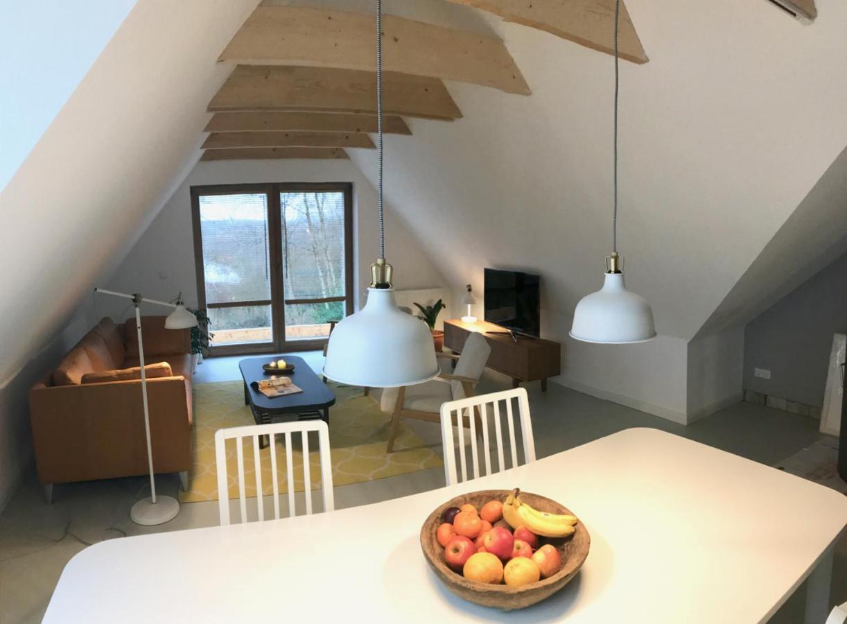 Moorblick! Grosse Dachwohnung Mit Kamin Und Sauna Leck Eksteriør bilde