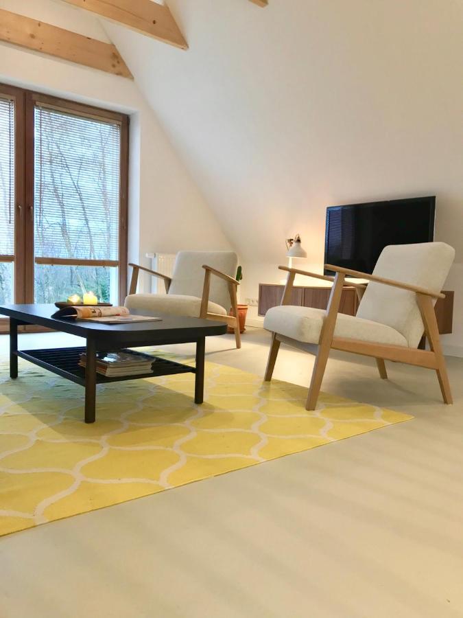 Moorblick! Grosse Dachwohnung Mit Kamin Und Sauna Leck Eksteriør bilde