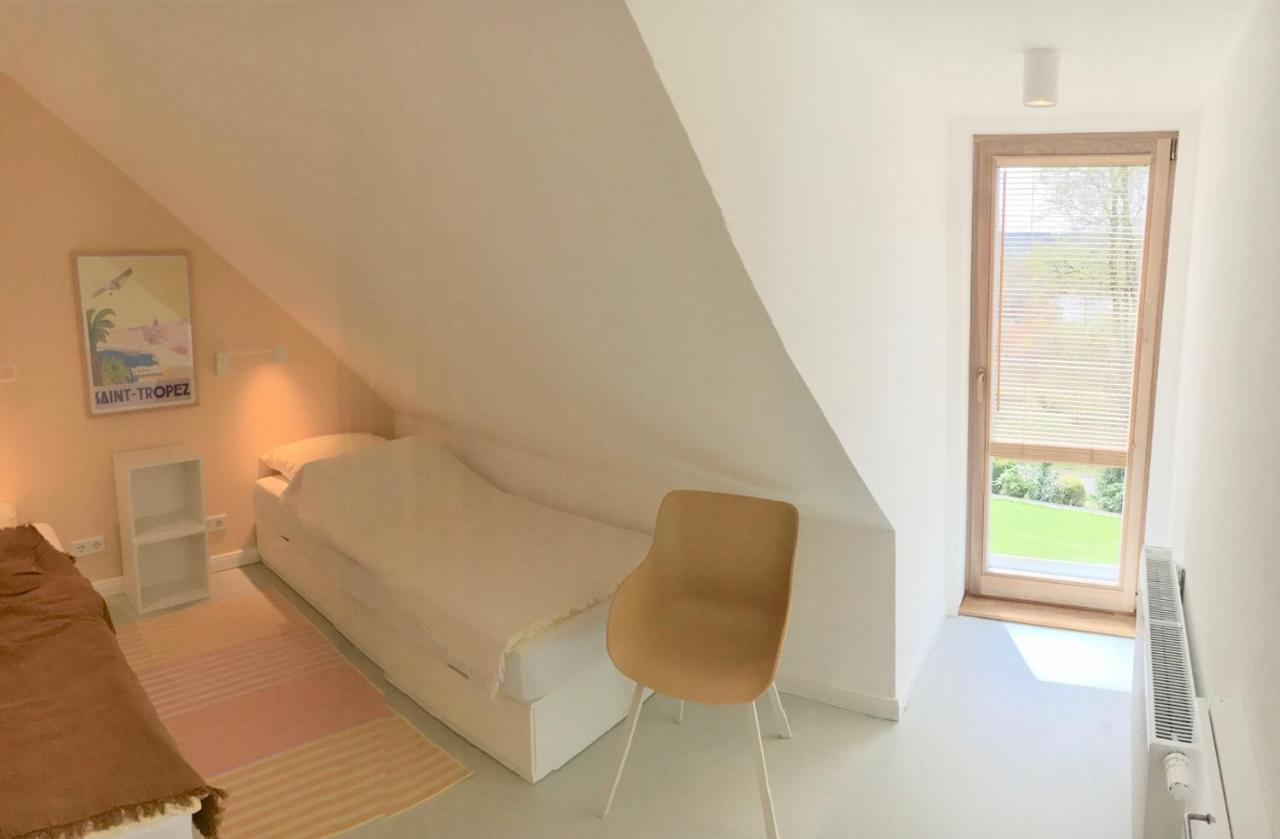 Moorblick! Grosse Dachwohnung Mit Kamin Und Sauna Leck Eksteriør bilde